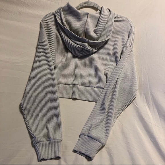 Alo Yoga Muse Hoodie Athletic Heather Grey XS - Picture 13 of 16